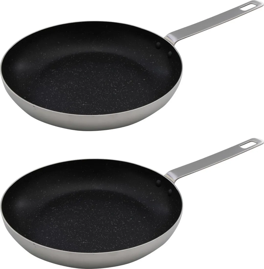 Svenska Living Aluminium Koekenpan 28cm - Rood - Anti-aanbak