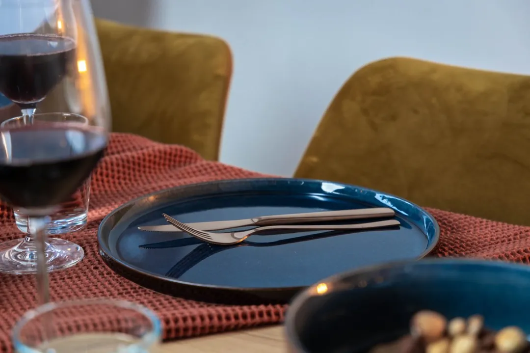 Cosy&Trendy Quintana Serviesset 18-delig - Blauw - afbeelding 6 van 6