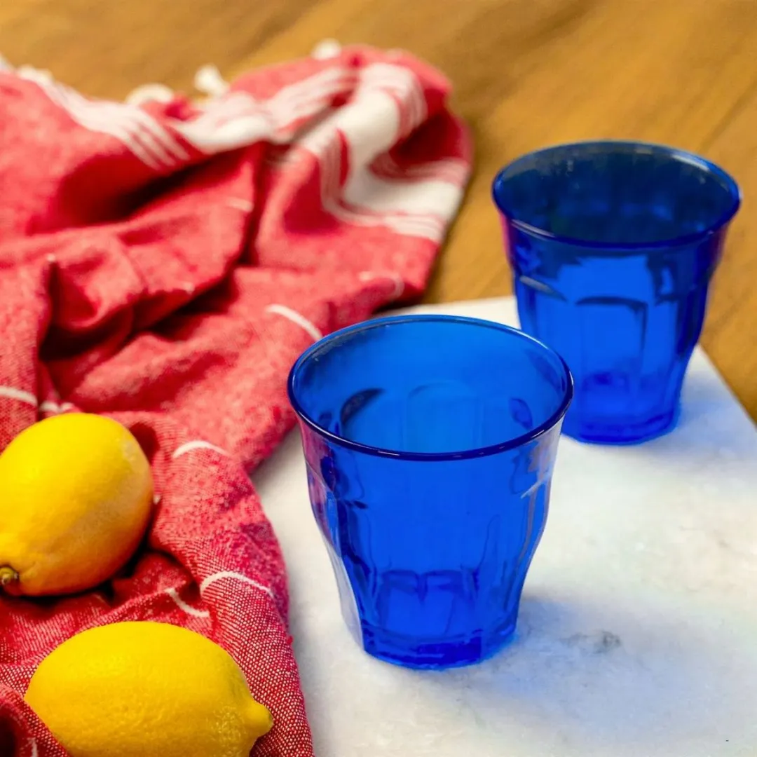 Duralex Picardie Glazen 25cl - Blauw - 6 Stuks