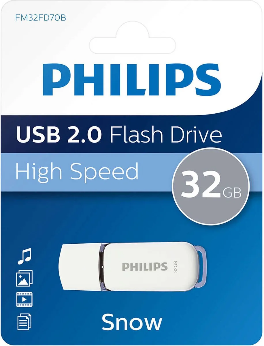 Philips Snow Edition USB-stick 32GB - FM32FD70B - afbeelding 3 van 5
