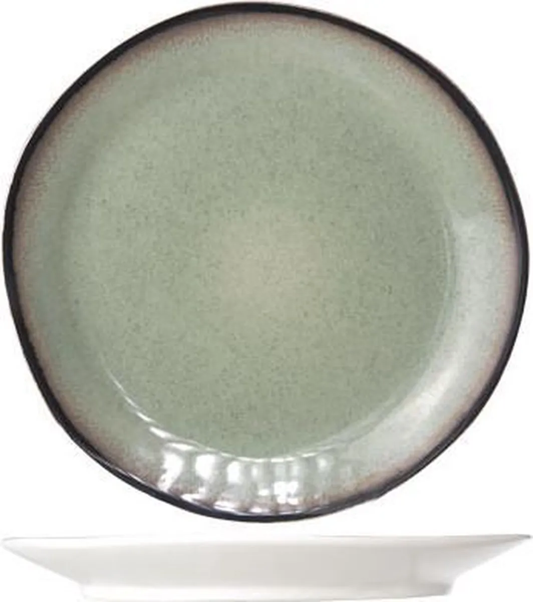 Cosy&Trendy Fez Dinerbord Groen Ø28cm - Set van 4