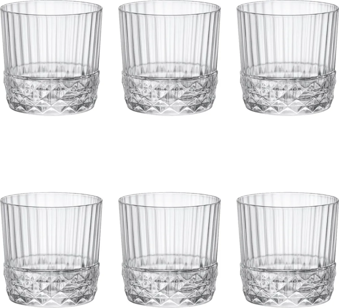 Bormioli Rocco America'20s Waterglazen 380ml - Set van 6