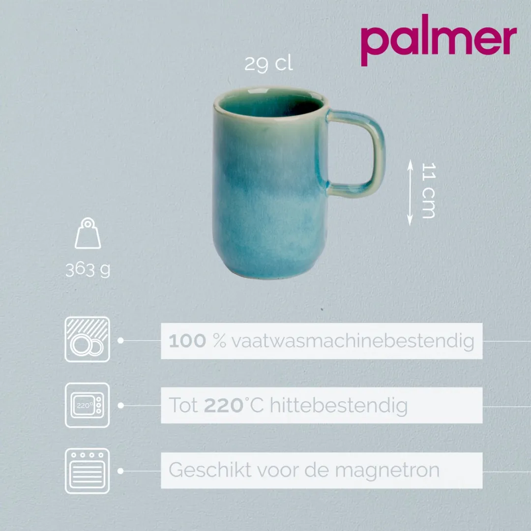 Palmer Miami Mokken 29cl - 2 Stuks - Groen