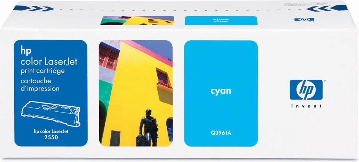 HP 122A Q3961A Tonercartridge - Cyaan - 5000 pagina's - afbeelding 6 van 6