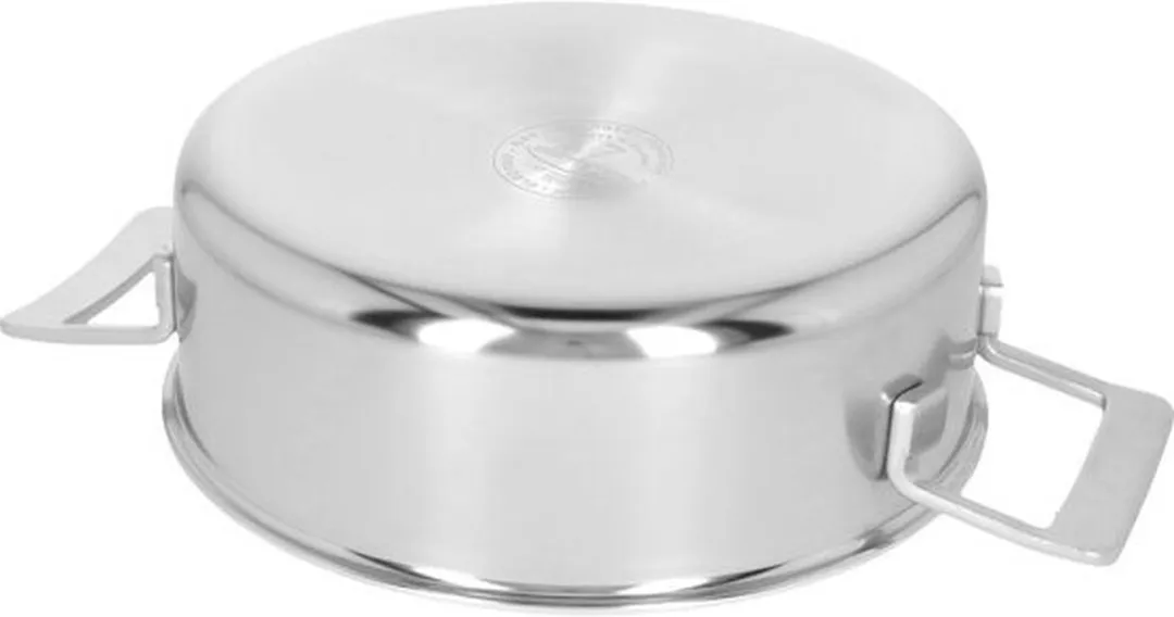 Demeyere Industry 5 Hapjespan 24cm - 3.7L - Zilver - afbeelding 6 van 6