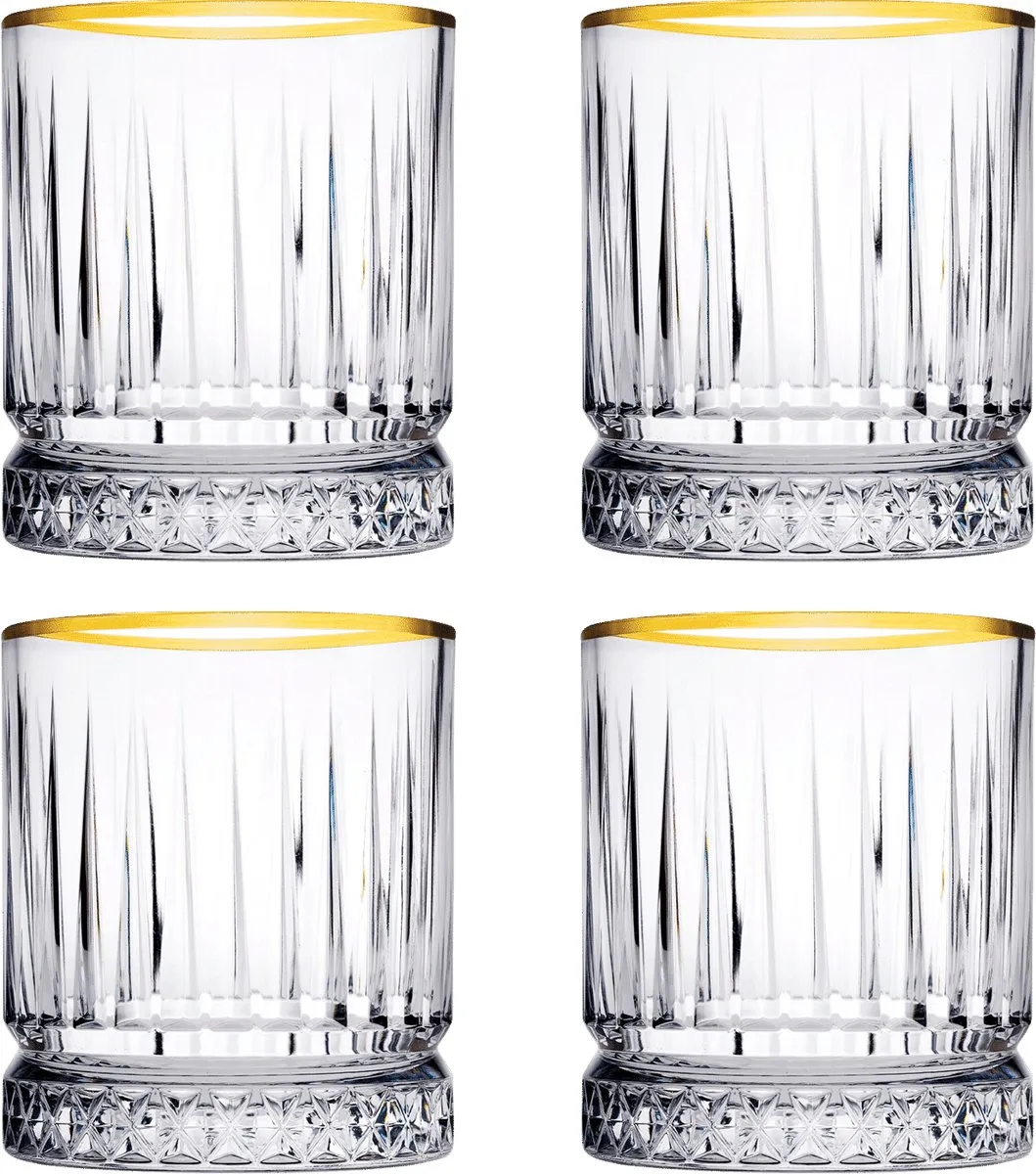 Pasabahce Elysia Tumbler 35,5cl - Goud - 4 Stuks - afbeelding 6 van 6