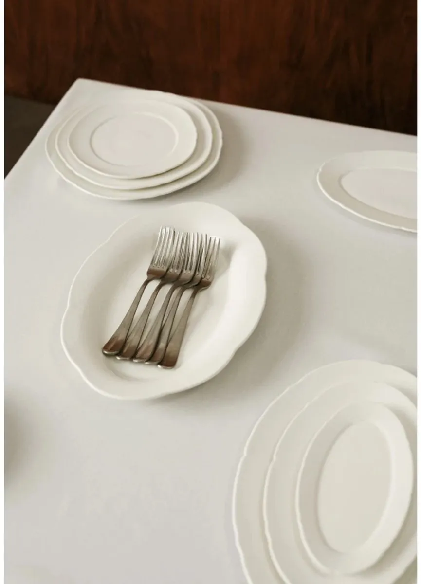 Serax Sergio Herman Silhouette Plat Bord - 26cm Wit