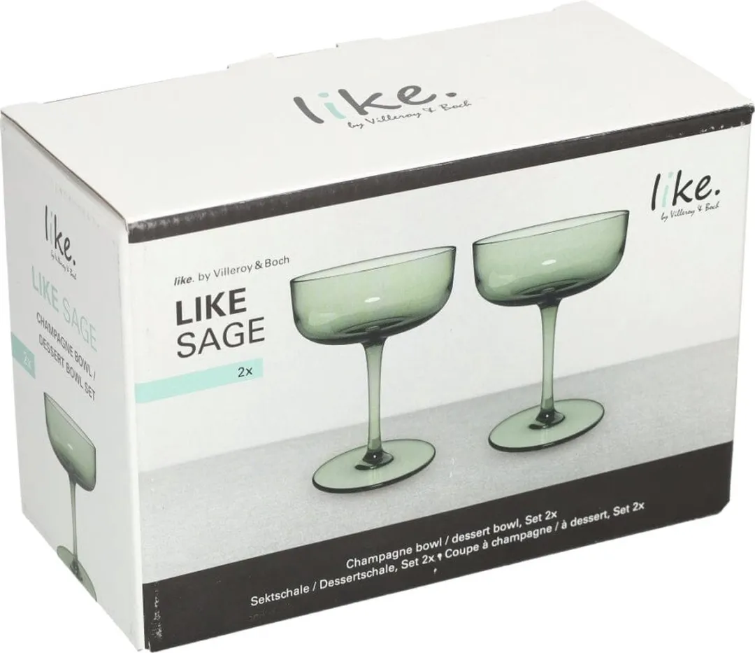 Villeroy & Boch Like Sage Champagneglazen 2 Stuks - Groen