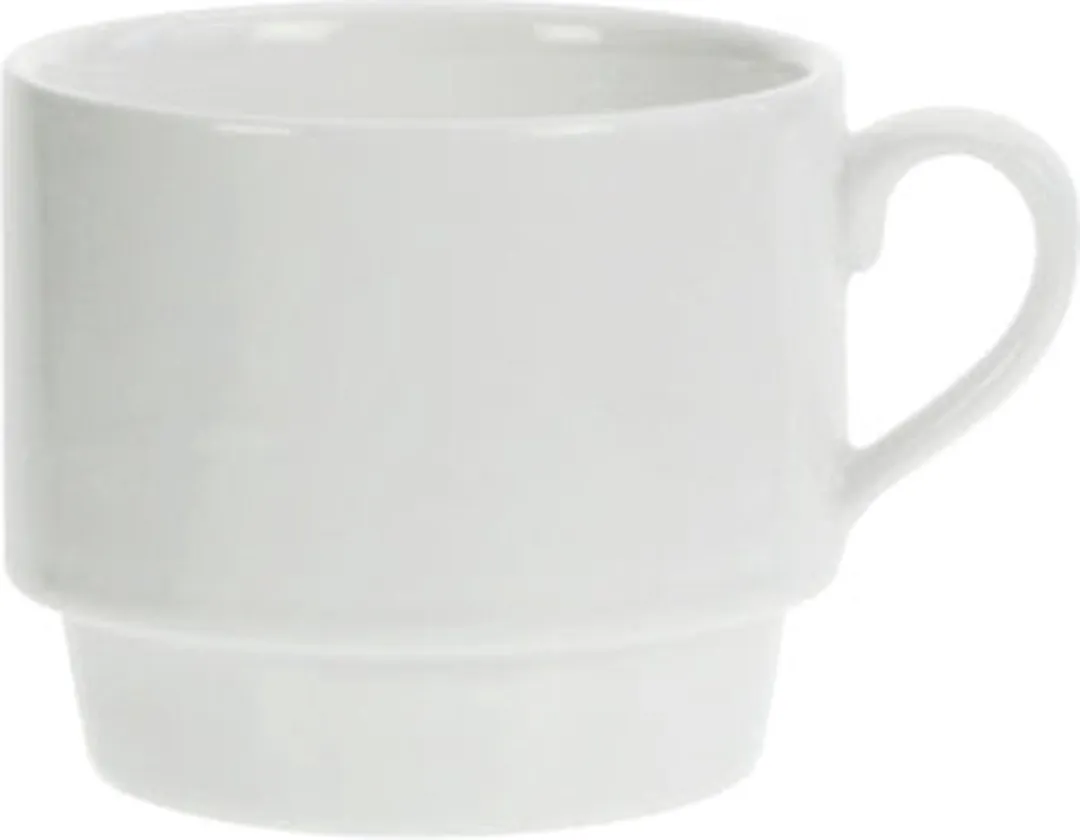 Cosy&Trendy Stackable Mokka Cup 11cl - Wit - afbeelding 3 van 3