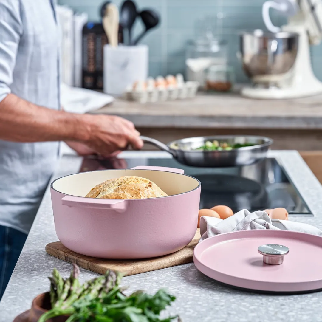 KitchenAid Braadpan Emaille 26cm - Dried Rose Limited Edition