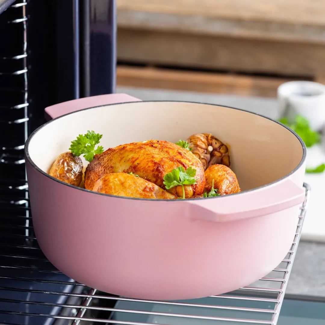 KitchenAid Braadpan Emaille 26cm - Dried Rose Limited Edition
