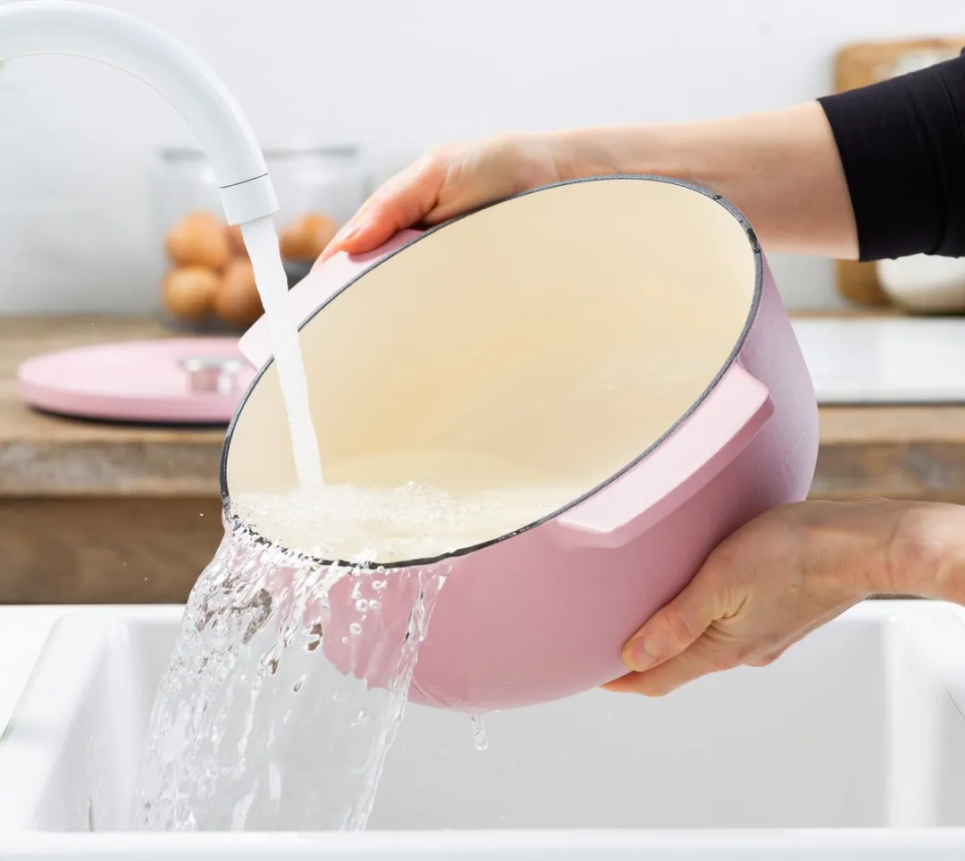 KitchenAid Braadpan Emaille 26cm - Dried Rose Limited Edition