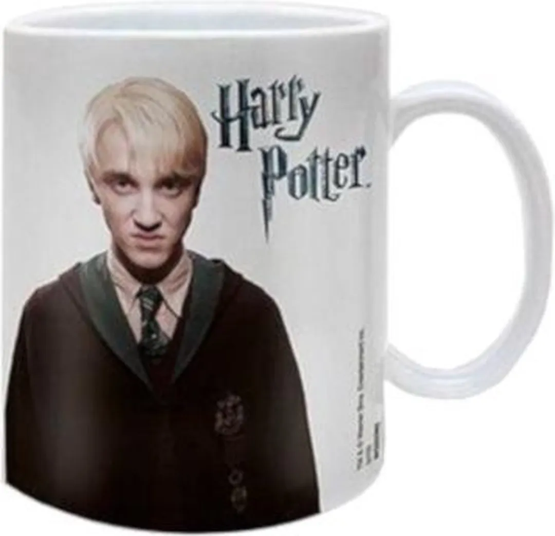 Harry Potter Mok Draco Malfidus 325ml Keramiek - Wit