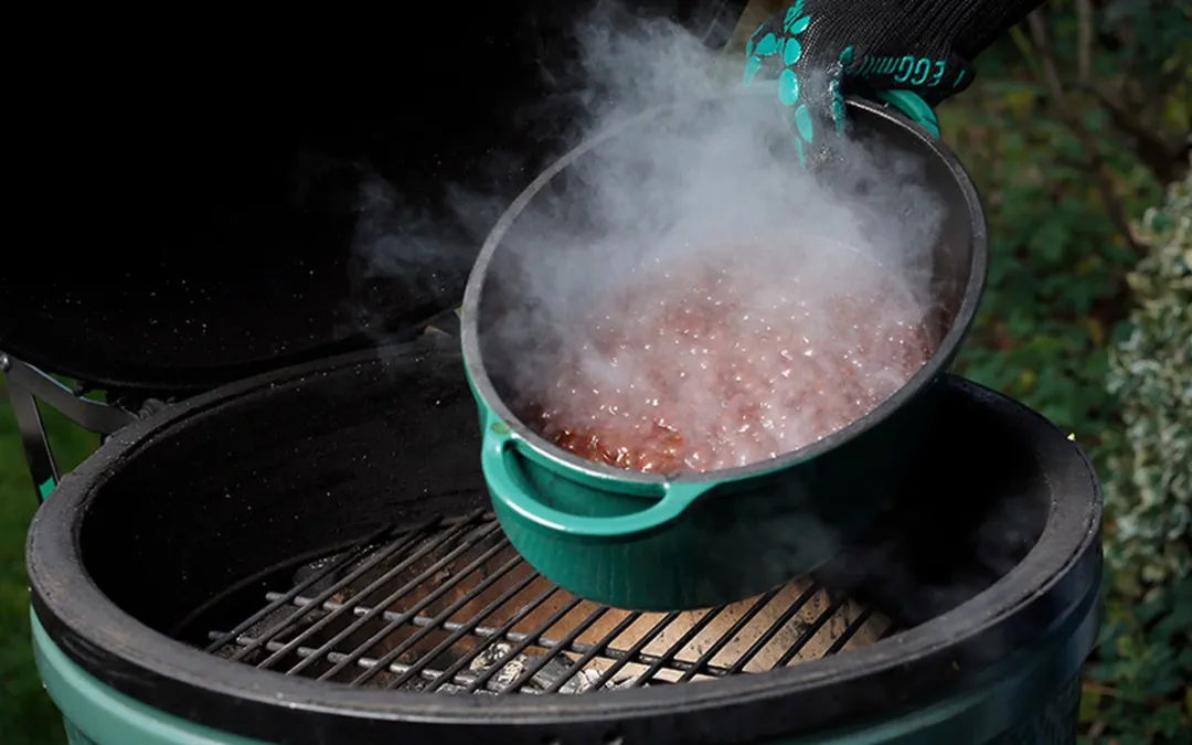 Big Green Egg Dutch Oven Round 4L - Groen - afbeelding 5 van 6