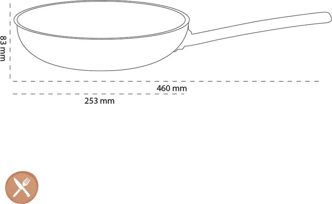 Demeyere Ecoline 5 Koekenpan 24cm - Zilver