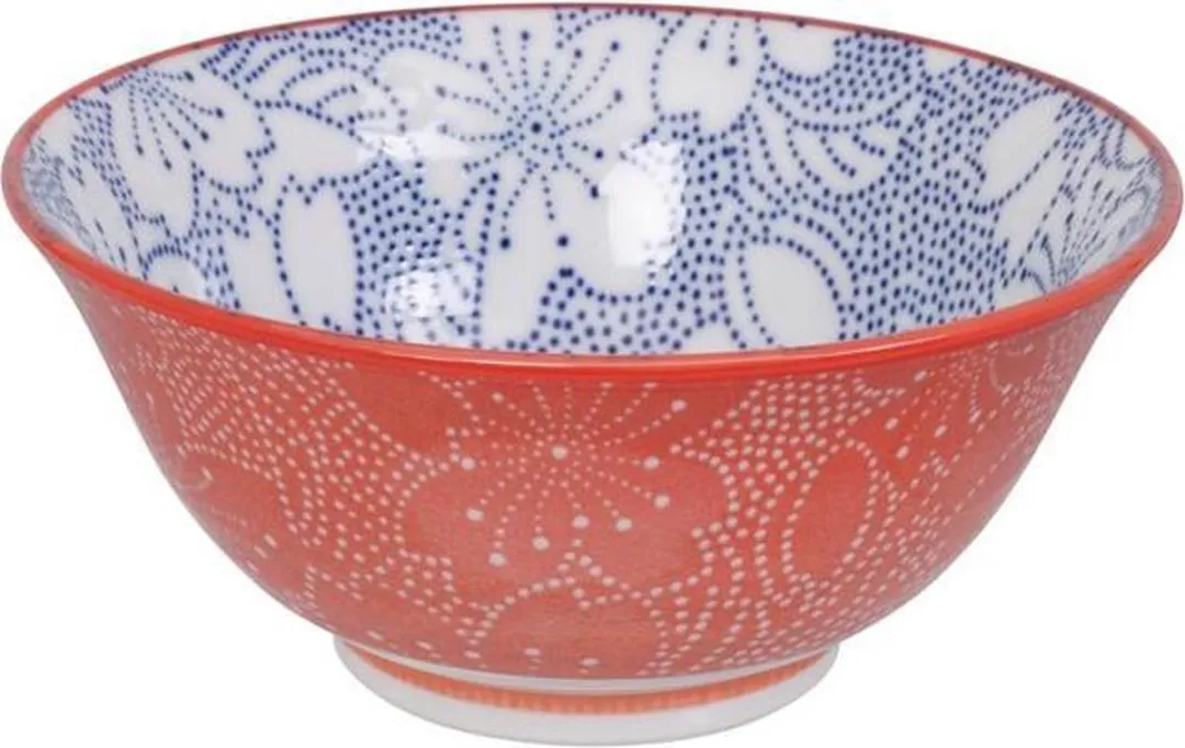 Tokyo Design Studio Mixed Bowls Dot Sakura 500ml