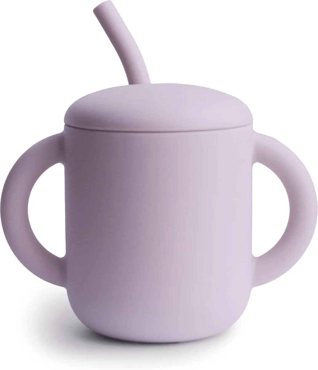 Mushie Oefenbeker Soft Lilac 175ml