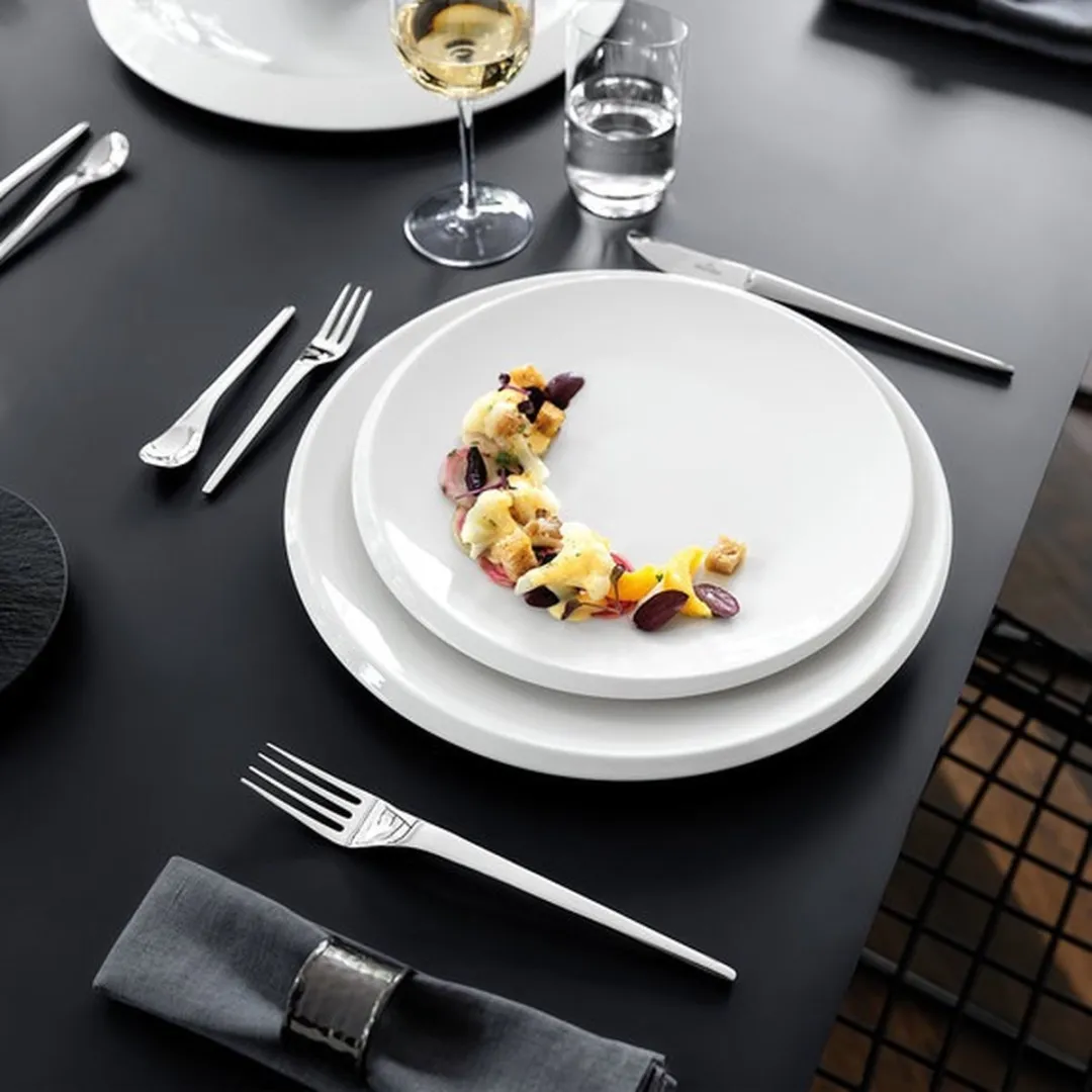 Villeroy & Boch NewMoon Saladebestek - 2-delig - Zilver