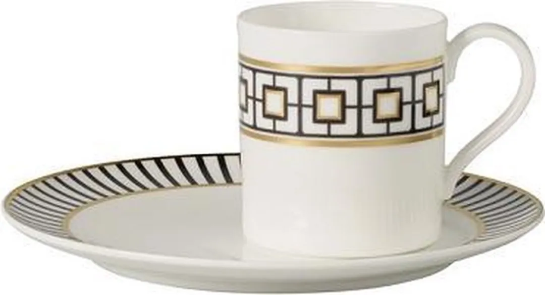 Villeroy & Boch MetroChic Espressokop 80ml - Goud/Zwart