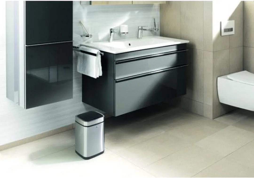 Durable No-Touch Afvalbak 6L RVS - 4 Stuks
