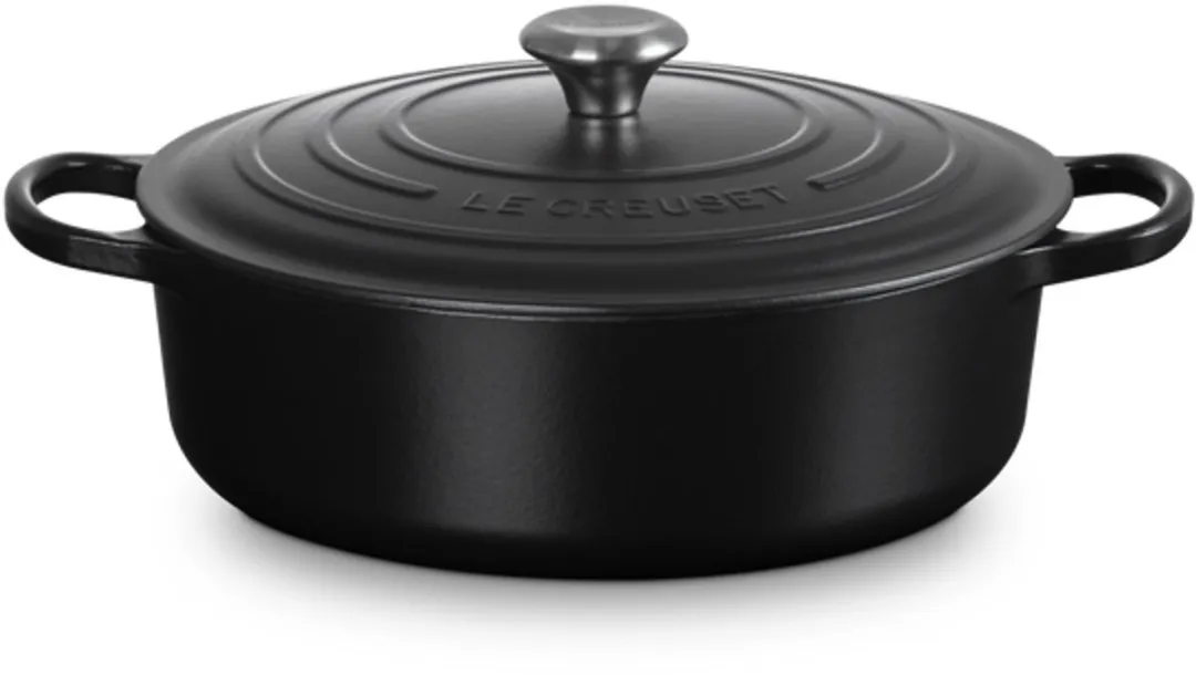 Le Creuset Lage Ronde Braadpan 30cm - Mat Zwart