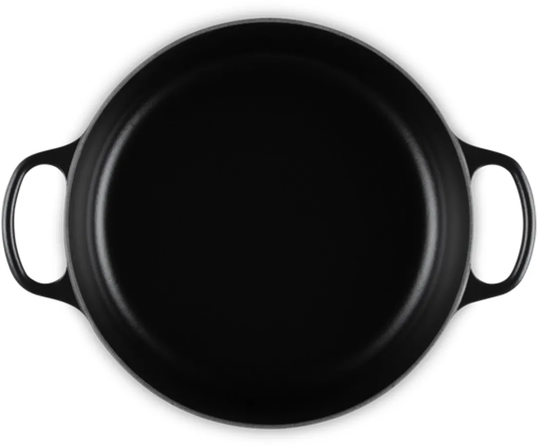 Le Creuset Lage Ronde Braadpan 30cm - Mat Zwart