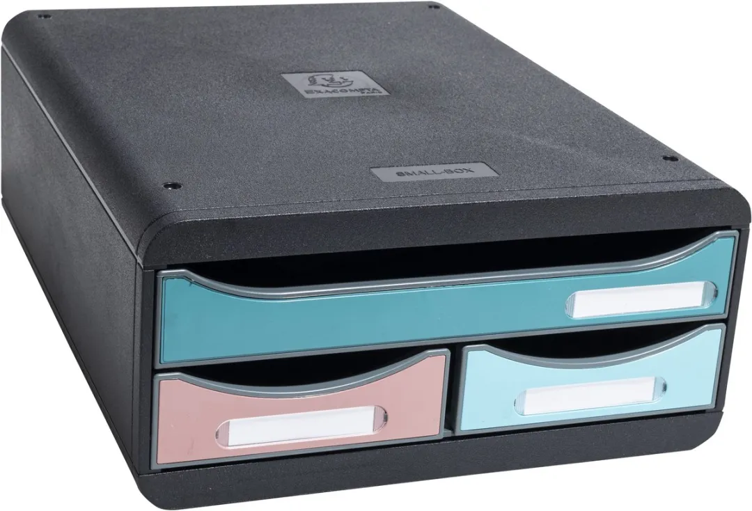 Exacompta Ladenbox Small 311606D - 3 Lades - Geassorteerd