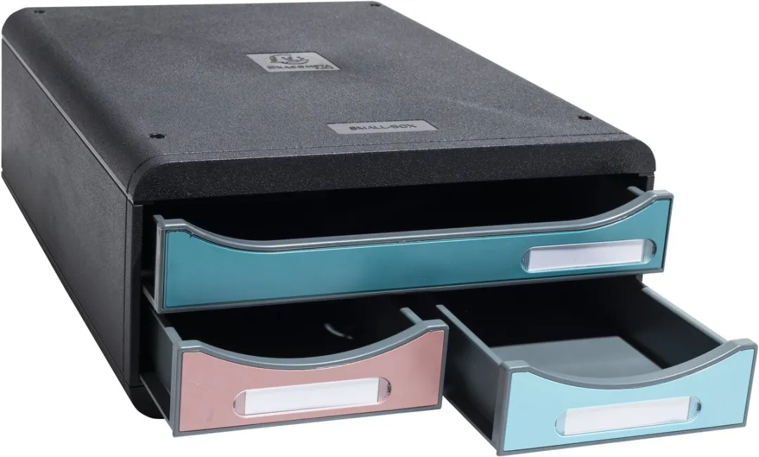 Exacompta Ladenbox Small 311606D - 3 Lades - Geassorteerd