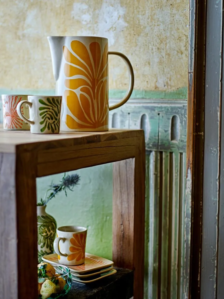 Bloomingville Mokken Set van 3 - Geel/Rood/Groen