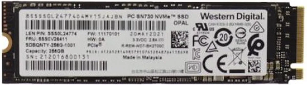 Lenovo 01LX200 SSD M.2 NVMe