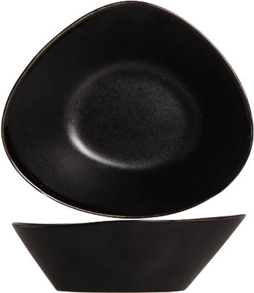 Cosy&Trendy Kleine Kom Vongola Black 14x12cm