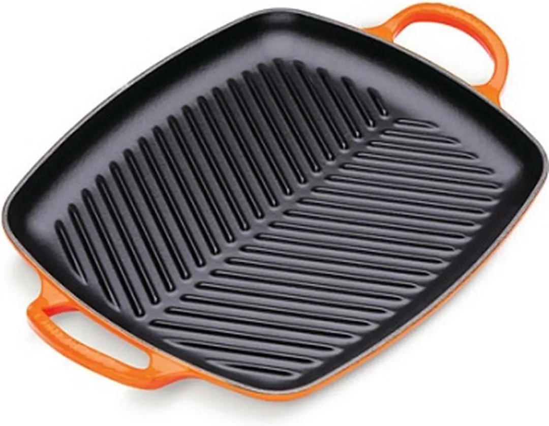 Le Creuset Signature Grillplaat Oranjerood 30x27cm