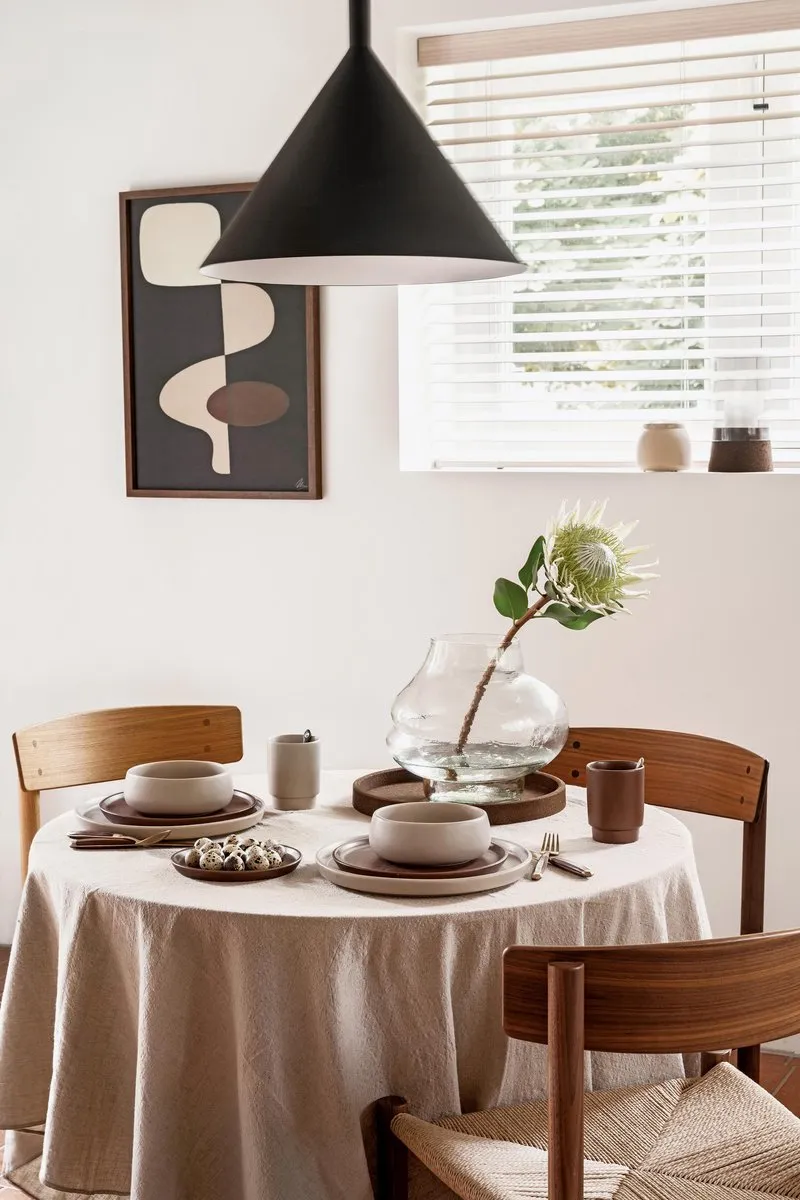 vtwonen Ontbijtborden 23cm - Bruin - Keramiek - 2 Stuks