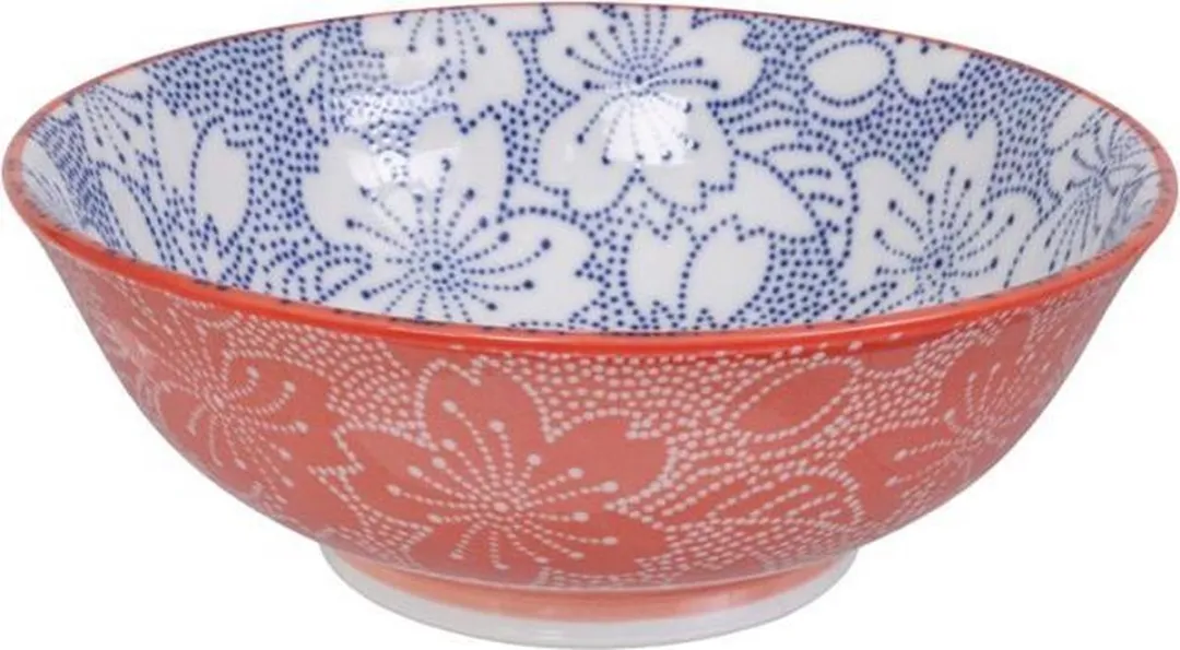 Tokyo Design Studio Mixed Bowls Dot Sakura 19.7x7cm