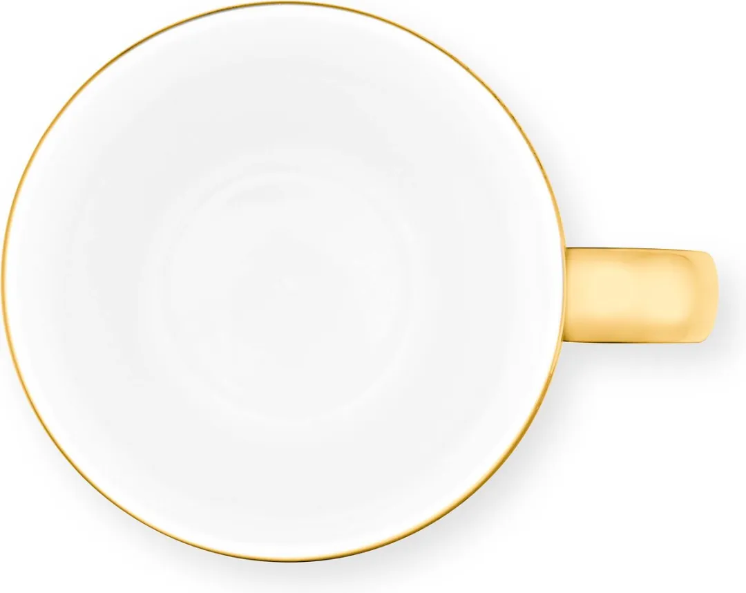 vtwonen Mokken met Oor Goud Porselein - 250ml - Set van 2
