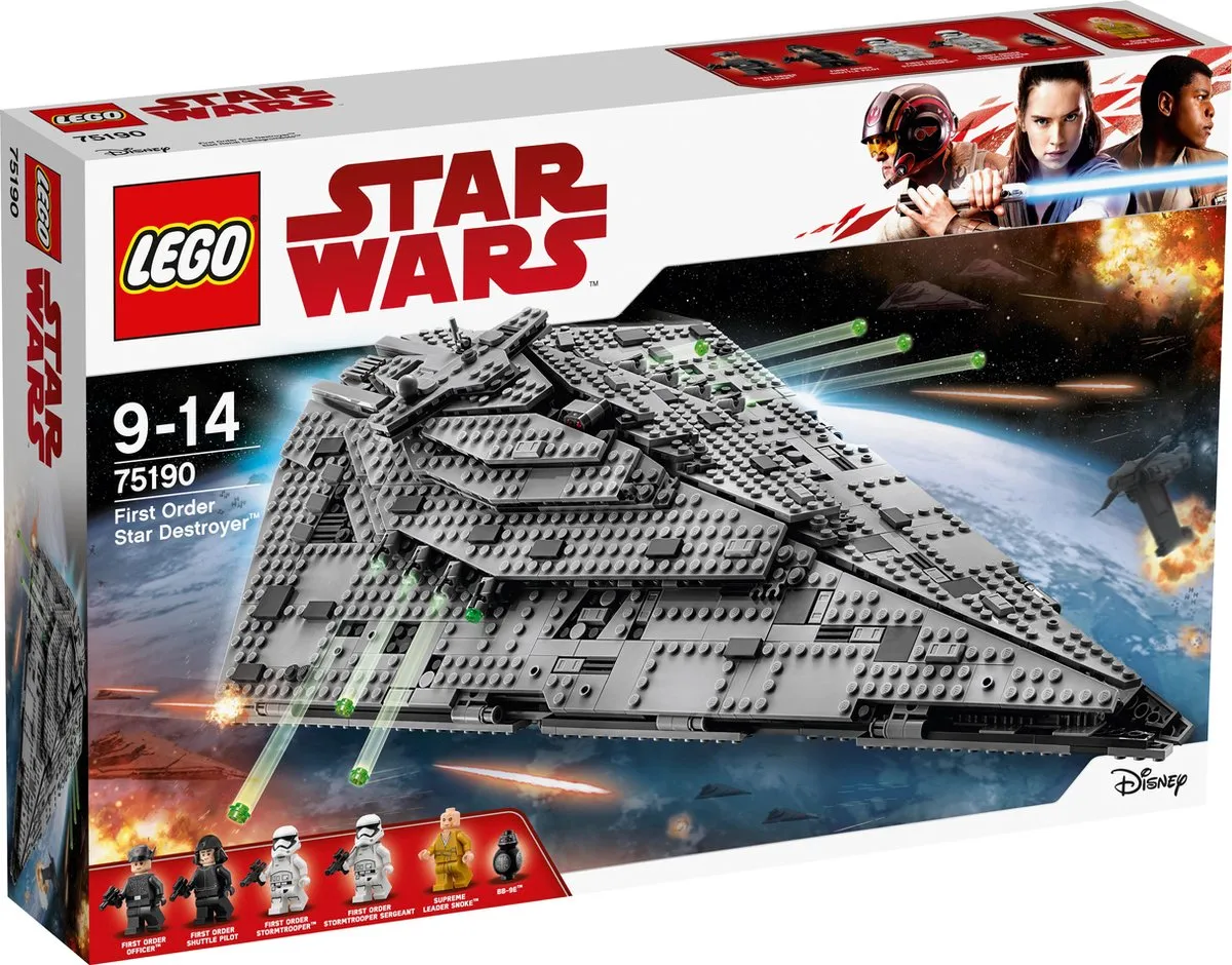 LEGO Star Wars First Order Star Destroyer 75190 - 1416 Stukken