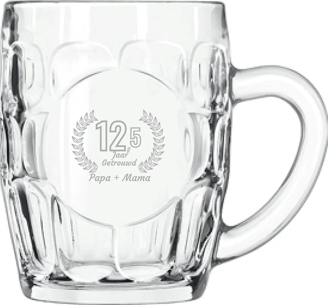 Libbey Gegraveerde Bierpul 55cl