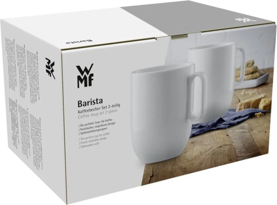 WMF Barista Koffiemokken 2-delig - Porselein Wit