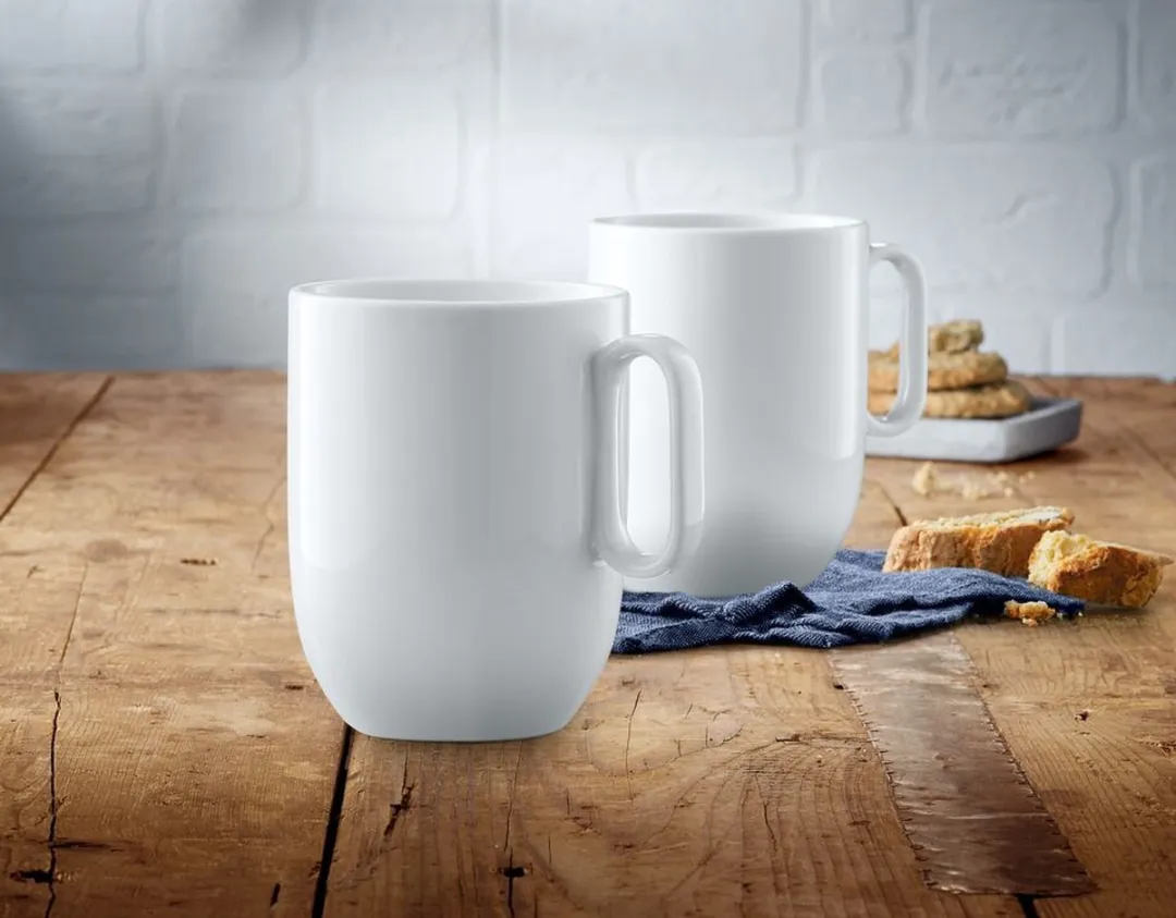 WMF Barista Koffiemokken 2-delig - Porselein Wit