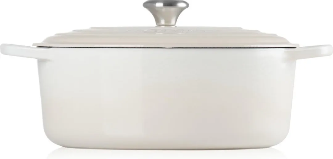 Le Creuset Braadpan Ovaal Signature Meringue 31cm - afbeelding 6 van 6