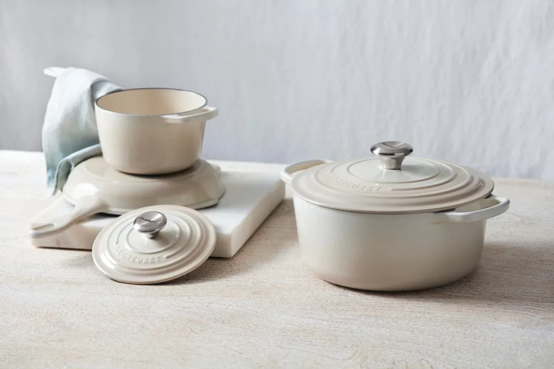 Le Creuset Braadpan Ovaal Signature Meringue 31cm