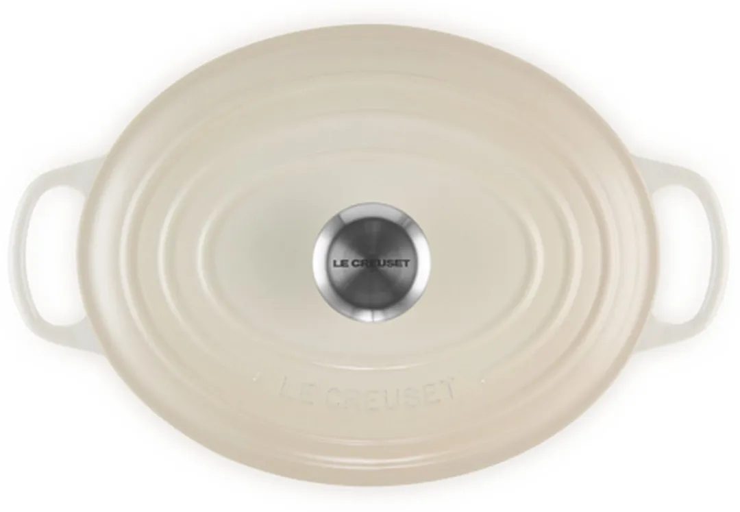 Le Creuset Braadpan Ovaal Signature Meringue 31cm