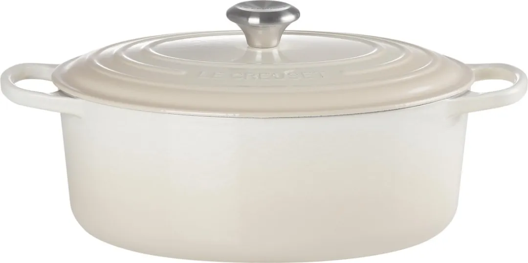 Le Creuset Braadpan Ovaal Signature Meringue 31cm
