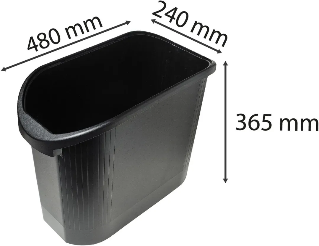 Exacompta Topline Papiermand 3 Vakken - Zwart - afbeelding 5 van 5
