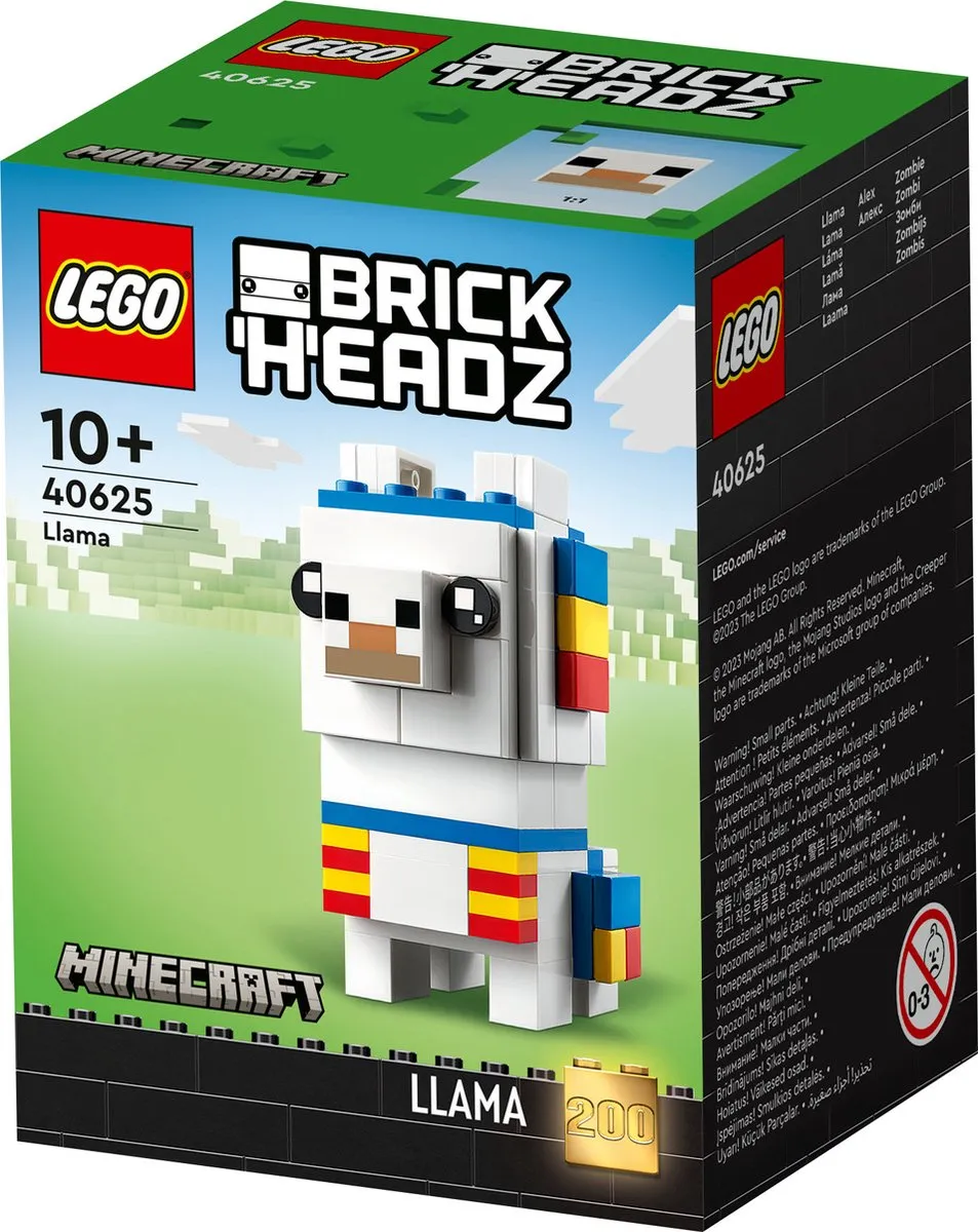 LEGO Minecraft Brickheadz Lama - 100 Stukken - afbeelding 6 van 6