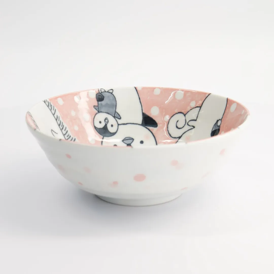 Tokyo Design Studio Kawaii Ramenkom Roze 1000ml