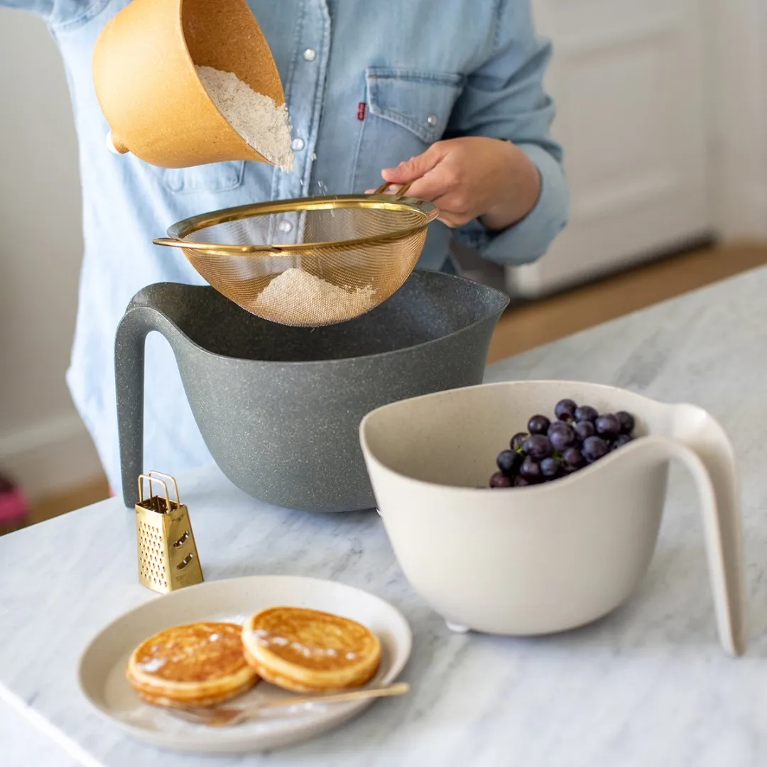 Koziol Mixxx Schalenset 3-delig - Grijs/Bruin/Beige