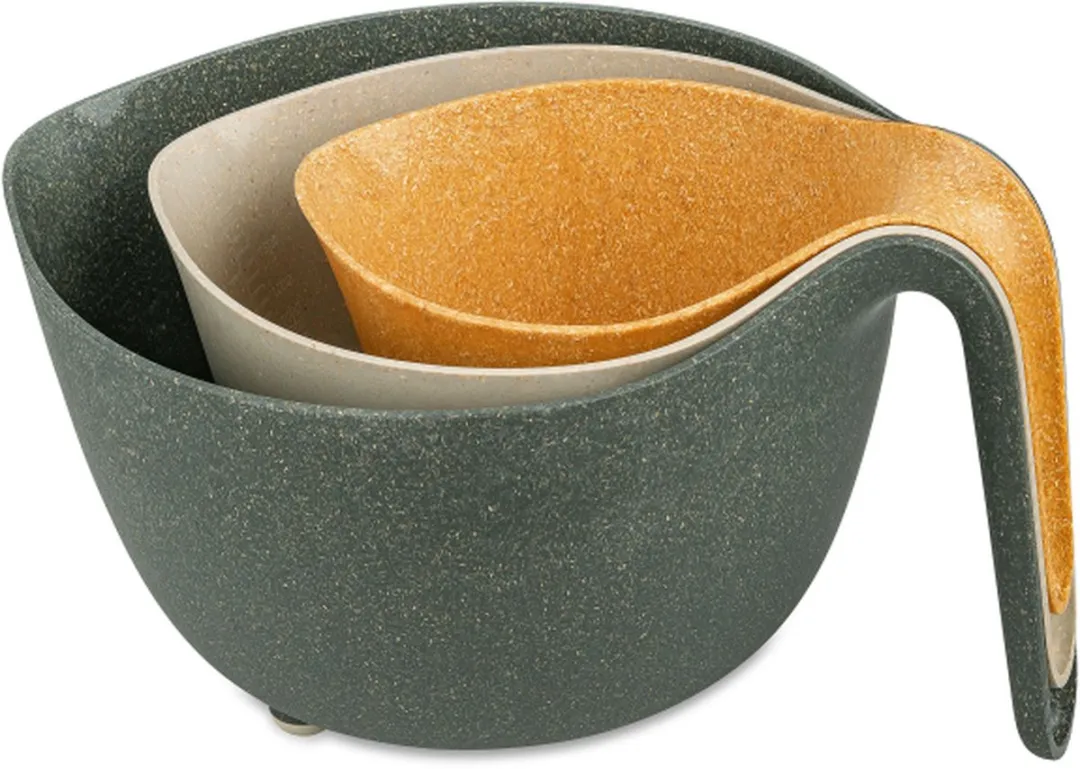 Koziol Mixxx Schalenset 3-delig - Grijs/Bruin/Beige