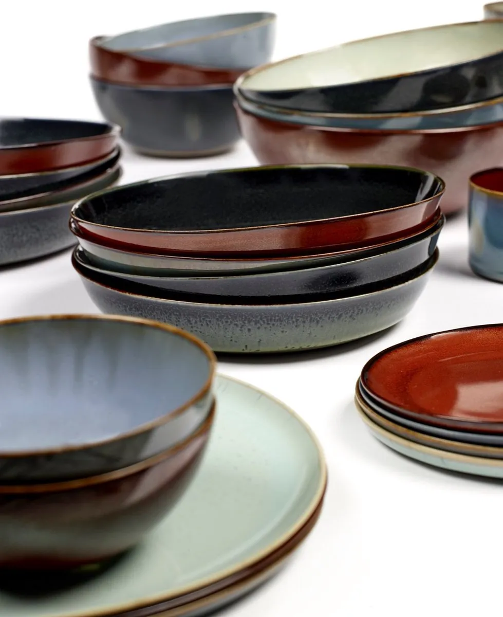 Serax Terres de Rêves Beker M - Smokey Blue/Rust - afbeelding 6 van 6