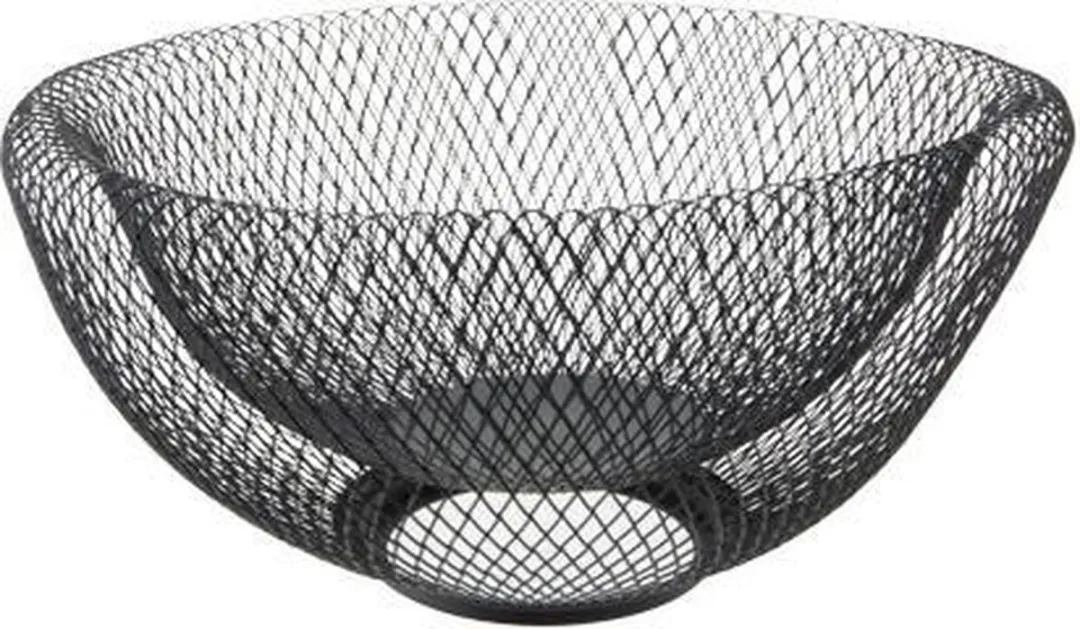 Cosy&Trendy Metalen Fruitschale - Zwart - Ø25.5cm